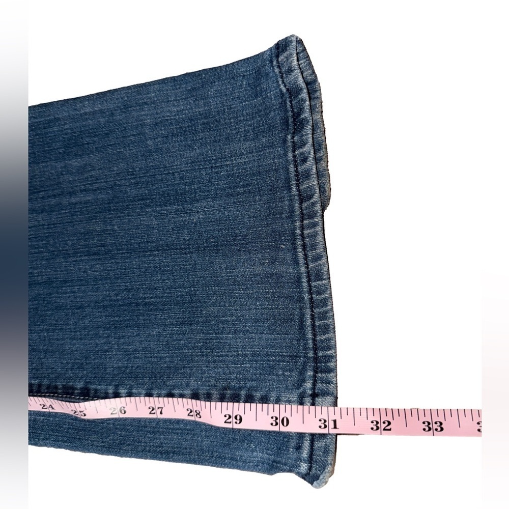 VIGOSS 🔥 Women’s Mid-Rise Distressed Bootcut Jeans 👖 Size 13 ✨ - Picture 15 of 15